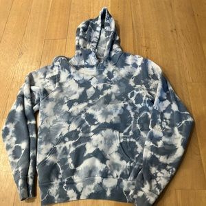 Blue Tie-Dye Hoodie